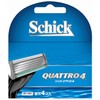 Schick Quattro 4 4 Blade Replacement Blades (4 Pieces) Shaving