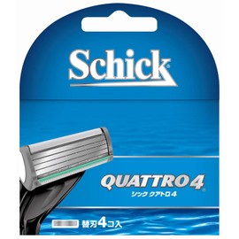Schick Quattro 4 4 Blade Replacement Blades (4 Pieces) Shaving Razor