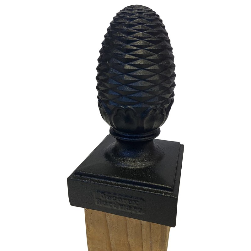 3.5" x 3.5" Heavy Duty Aluminum Pineapple Post Cap for
