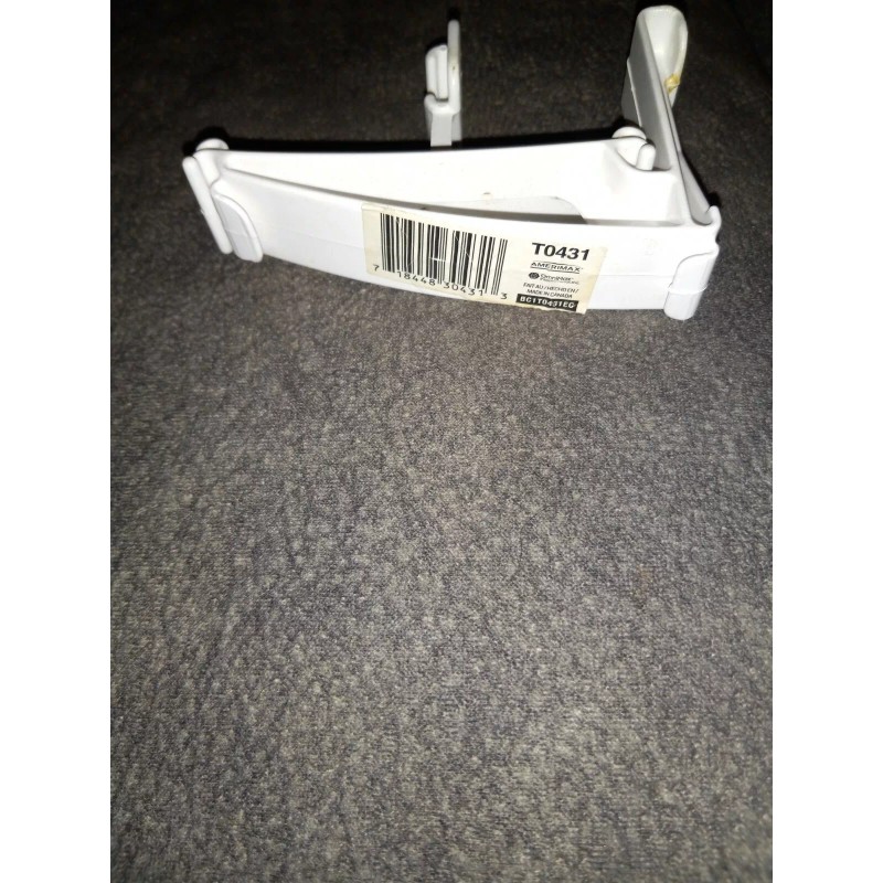 Amerimax Contemporary 4-inch Hidden Gutter Hook Hanger - White Vinyl