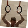 iplusmile 2pcs Gymnastic Rings for Strength Training Bodyweight Workouts for