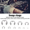 Jesustree Stainless Steel E-Clip External Retaining Ring Snap Circlip Assortment