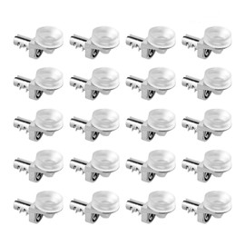 20Pcs Shelf Pins Kit Shelf Pegs Shelf Support Peg Bracket Shelf Holder Replacement Peg for Support Cabinet Shelf Kitchen Furniture Book Shelves Holder Locking Pins