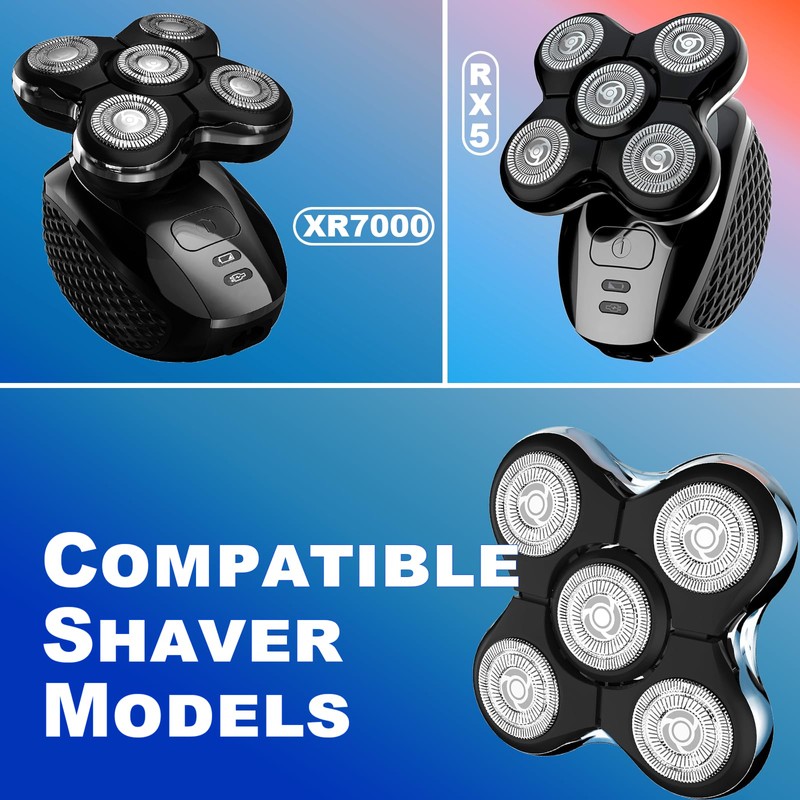 3PACK XR7000 Balder Pro Replacement Head Compatible with Remington Balder