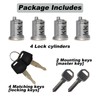 Set of 4 lock cores for Yakima SKS, one key