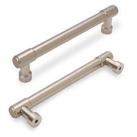 BUKOBYHE 10 Pack 6-1/4 Inch(160mm) Cabinet Pulls Champagne Bronze Kitchen Cabinet Pulls Alloy Drawer Pulls Solid Cabinet Hardware