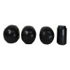 Set Of 3 Gothic Black See Hear Speak No Evil