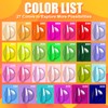 LEVIPE UV Nagellack Set, 32 Stück Gel Nagellack mit Unterlack,Glänzender