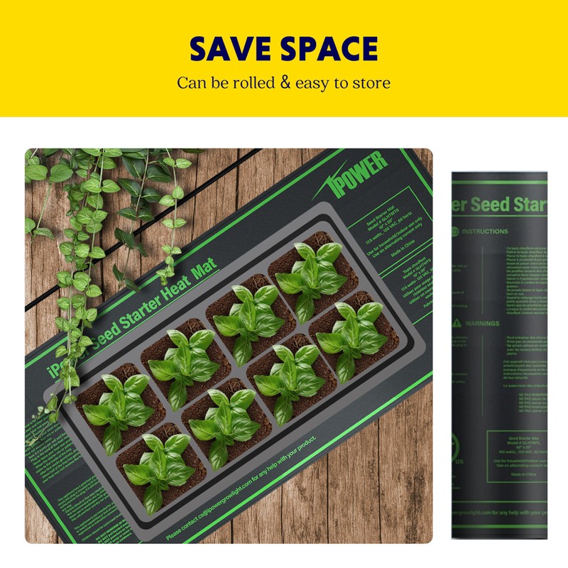 iPower Durable Seedling Heat Mat Warm 10" x 20" -