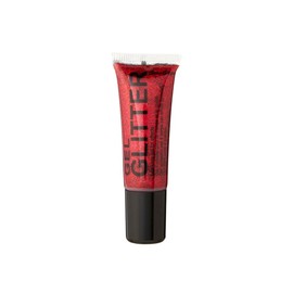Gel Glitter Red. Sparkling Glitter for your face & body with fine nib applicator