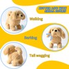 KSABVAIA Plush Golden Retriever Toy Puppy Electronic Interactive Dog -