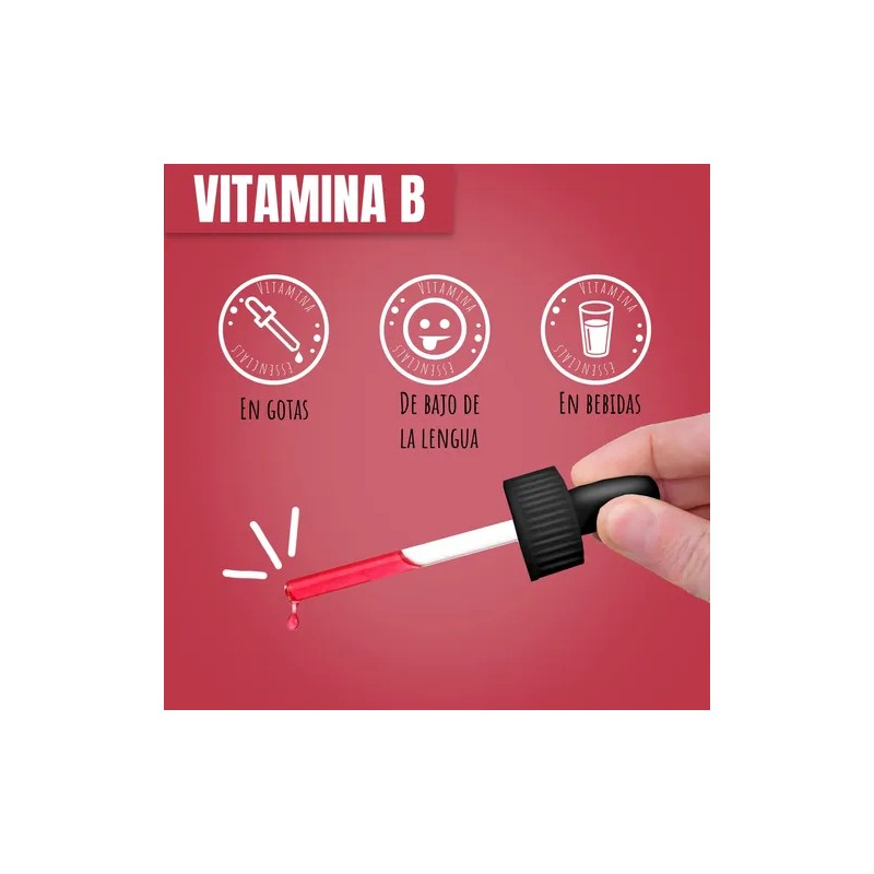 Vitaminas B NSN en Gotas Sabor Hibisco Complejo B6 B2