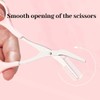 4Pcs Eyebrow Scissors with Comb, Eyebrow Trimming Scissors, Stainless Steel