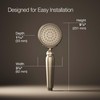 Kohler Artifacts 72776-G-BV Vibrated Brushed Bronze Hand Shower Head