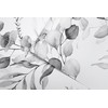 HAOKHOME Peel and Stick Wallpaper Boho Black/Grey/White Eucalyptus Leaf Floral