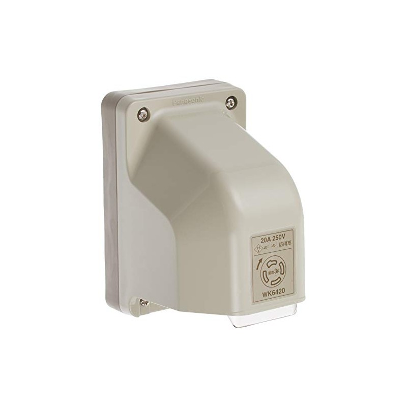 Panasonic WK6420 Hanging Rainproof Outlet JIS Rainproof Type Grounded 3P
