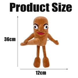 Italian Brainrot Plush, 36cm Soft Stuffed Toy, Cute Cartoon Character Doll for Kids Room Decor, Gift for Fans and Collectors