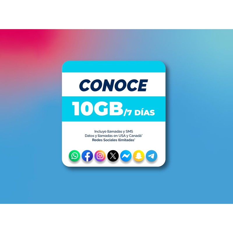 Diri, SIM Plan Conoce 7 Días