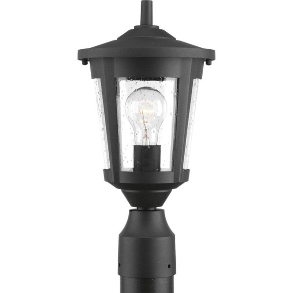 Progress Lighting P6425-31 Contemporary/Soft 1-100W Med Post Lantern, Black