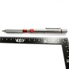 Uni M91010.26 Shift Pipe Lock Drafting 0.9mm Pencil, Silver Body