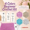 zwzxd Beginner Crochet Kit: Cotton Thread, Hooks & DIY Dishcloth