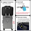 Vimapo Foldable Travel Duffle Bag with Trolley Sleeve 40L -