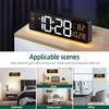 LEIKE 16" Large Digital Wall Clock Timer,Remote Control,2 Alarms, LED