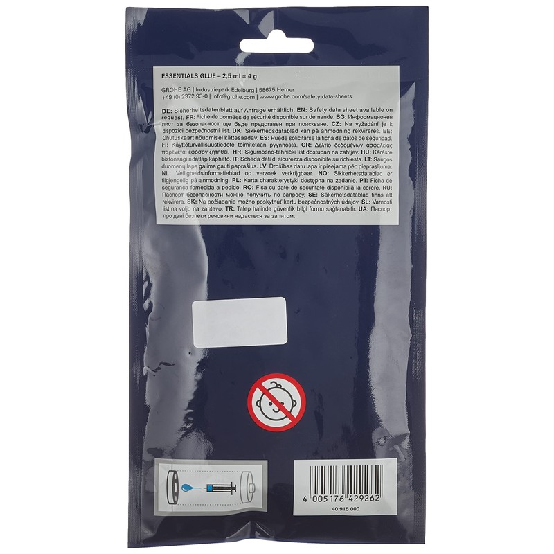 Grohe 40915000 40915000-Essentials Adhesive for Accessories, White