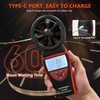 GOYERRNES Handheld Anemometer with Tripod, for Wind Speed Temp Humidity,