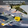 lovlaugh Spitfire & BF-109 Military Plane Building Blocks Set -