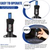 Frienda 6 Pieces Tire Tread Depth Gauge Tool Digital LCD