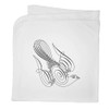 Azeeda 'Calligraphy Dove' Cotton Baby Blanket/Shawl (BY00037552)