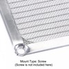sourcing map Pack of 4 80 mm Filter Grid Stainless