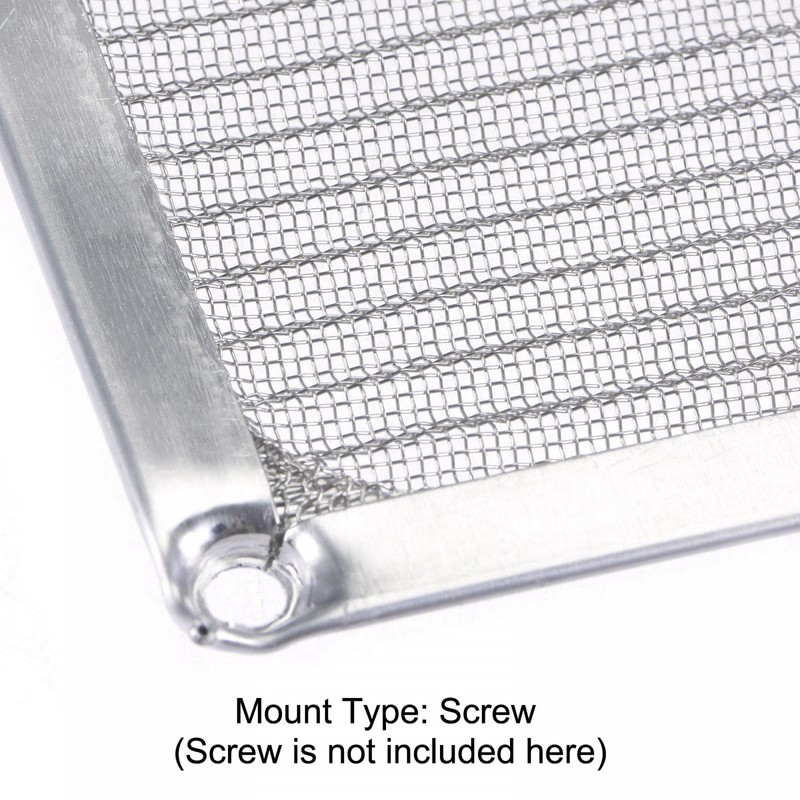 sourcing map Pack of 4 80 mm Filter Grid Stainless