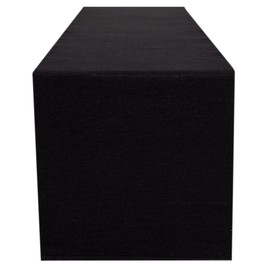 Black Table Runner 13 x 72 Inches - Party Accessories for Home Living Room Decorative Accessories for Dining Table