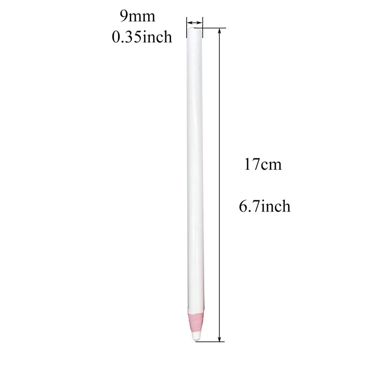 Yoliko Sewing Mark Pencil 6PCS White Invisible Erasable Fabric Pencils