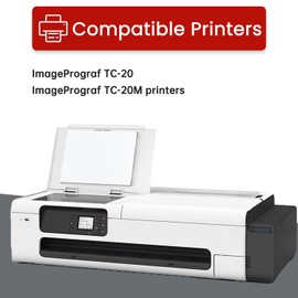 PFI-050 Pigment Ink Tank Set Replacement for Canon PFI-050 PFI050 PFI 050 Ink Cartridge Works with imagePROGRAF TC-20 TC-20M Large Format Printes, 4 Pack PFI-050 Pigment Ink Tank Kit