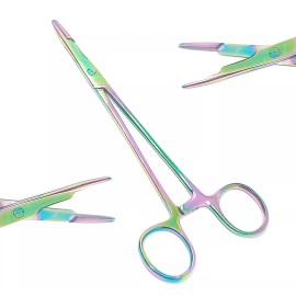 Unbranded 2 Olsen Hegar Needle Holder 6.5" Rainbow/Multi Color Titanium Premium Quality