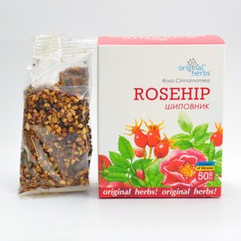 Rosehip Herbal Tea (Rosa Cinnamomea) - Wild Crafted Original Herbs Tea 50g | High Vitamin C Fruit Tea for Immune Support and Relaxation
