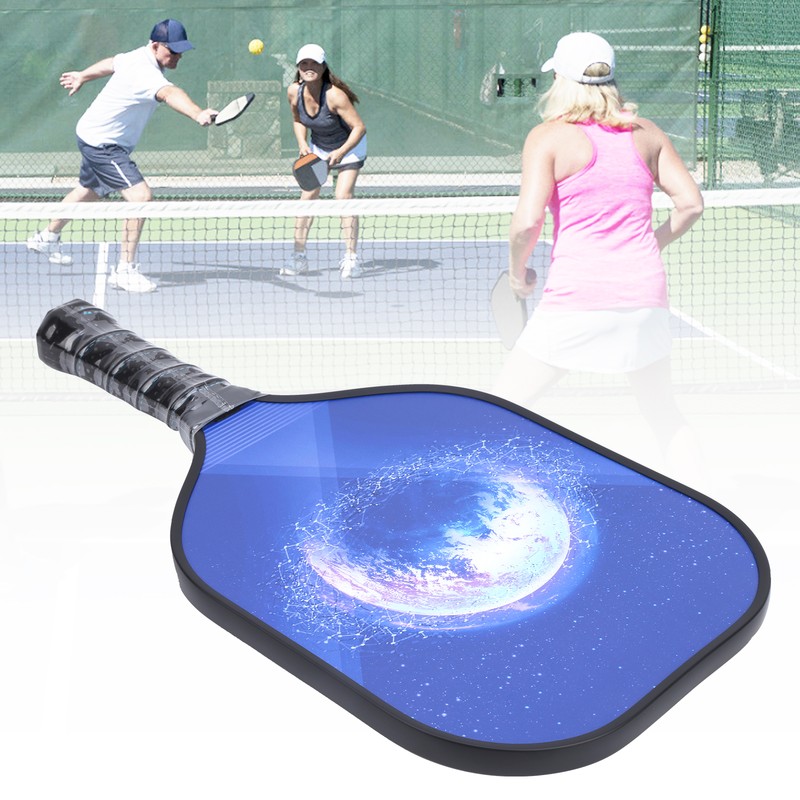 Lightweight Pickleball Paddle Racket Textured Fiberglass Surface PP Core Comfortable