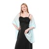 Makroyl Women Sheer Chiffon Shawls Wraps For Evening Dresses Party