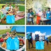 ZBJBinCH Folding Water Bag PE Plastic Drinking Water Container Portable