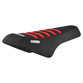 Enjoy Mfg Tamobyke V20 V20Plus V29 gripper seat cover   all BLACK w/ RED ribs #466