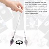 Vesaneae Natural Amethyst Pendulums, Hexagonal Pointed Cone Healing Crystal, Reiki