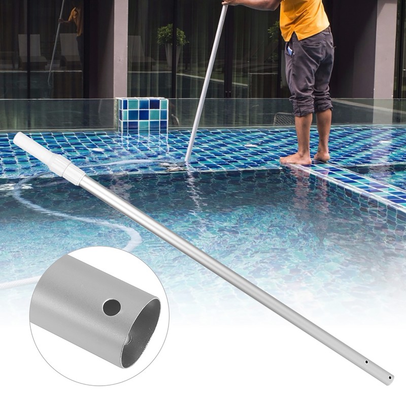 Swimming Pool Aluminum Alloy Adjustable Telescopic Pole MultiFunctional Pool Rod