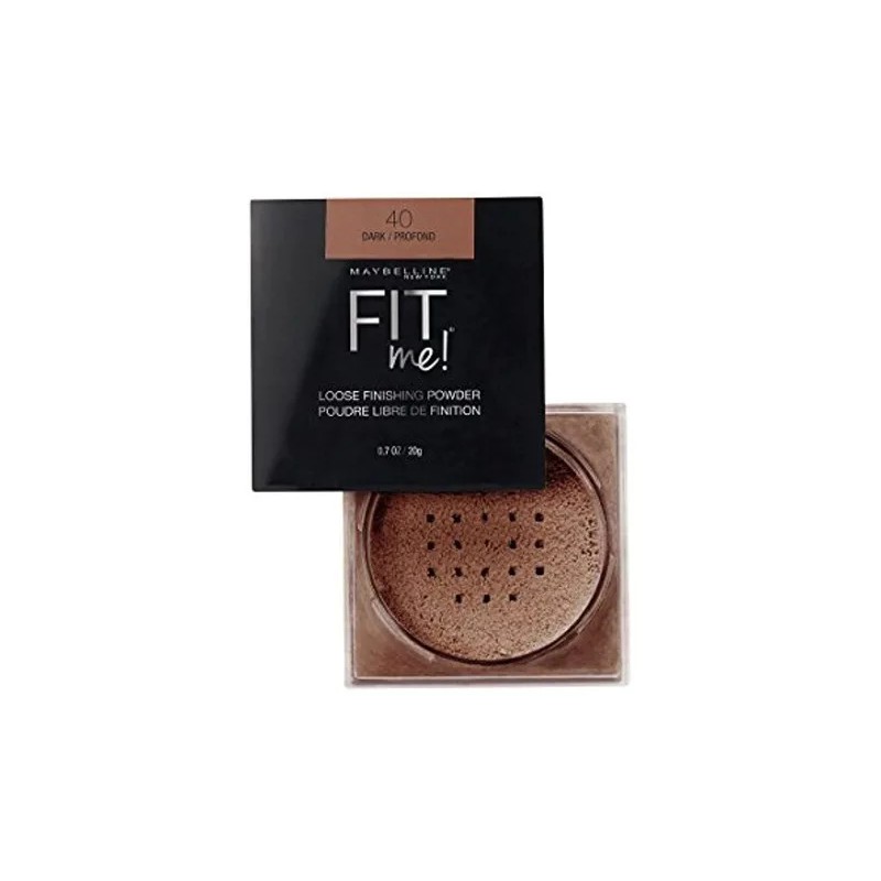 Maybelline New York Fit Me Polvo De Acabado Suelto, Oscuro
