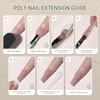 GAOY Watery Crystal Poly Gel for Nail Extensions, 30g Nail