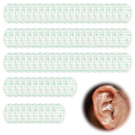 PAVIKE Waterproof Ear Seals, Ear Waterproof Cover, Ear Waterproof Tape, Swimming and Bathing, Ear Caps, Hair Dying, Ear Protection, Unisex, 80 Pieces