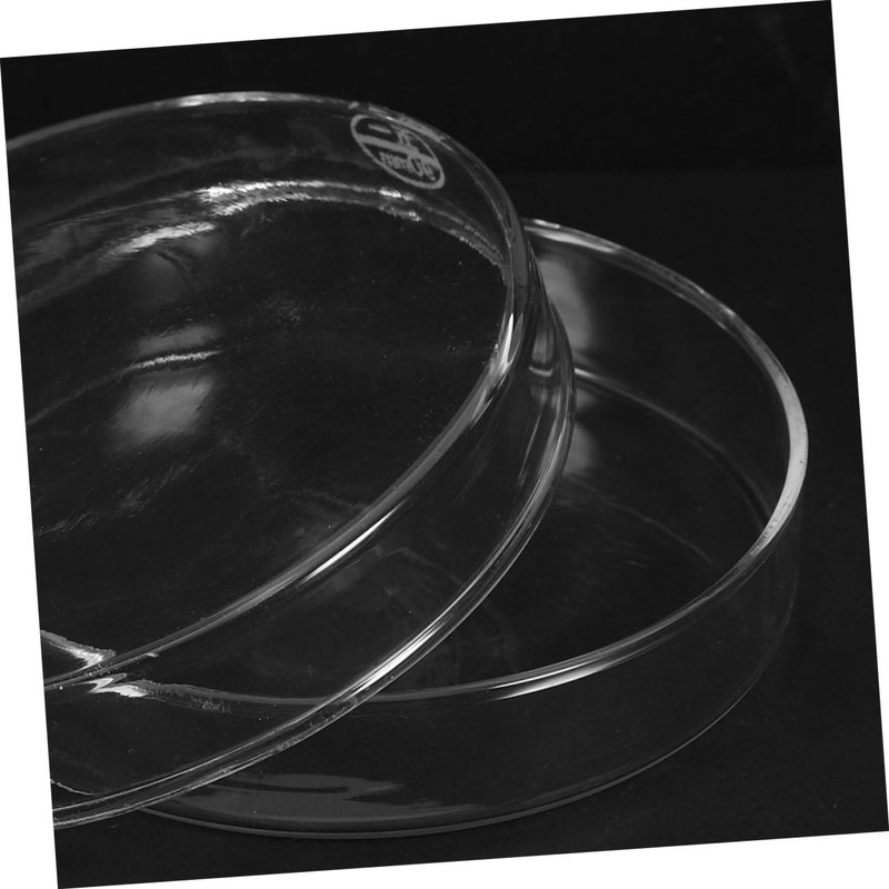 ULTECHNOVO 75mm Glass Petri Dish Lid Lab Science Experiment Plate