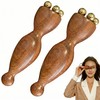 Facial Massage Tool Set 2pcs Sandalwood Eye Massager with 5